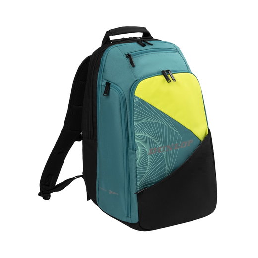 Dunlop Tennis Backpack SX Performance (main and racket compartment) 2025 blue-green/yellow